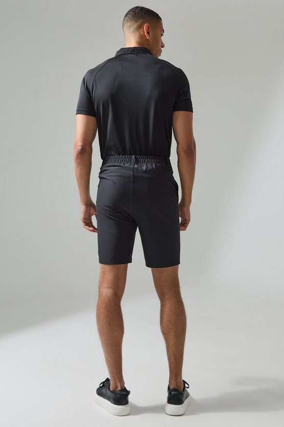 Man Active Golf Poloshirt mit Reißverschluss