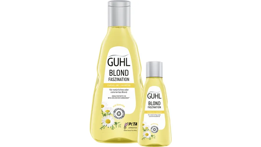 GUHL Blond Faszination Farbglanz Shampoo + Mini 300 ml