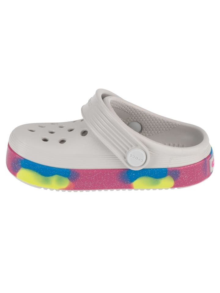 Crocs Crocs Off Court Glitter Band Clog T in Weiß günstig kaufen