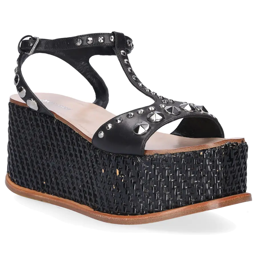 Miu Miu - Sandalen Kalbsleder - schwarz
