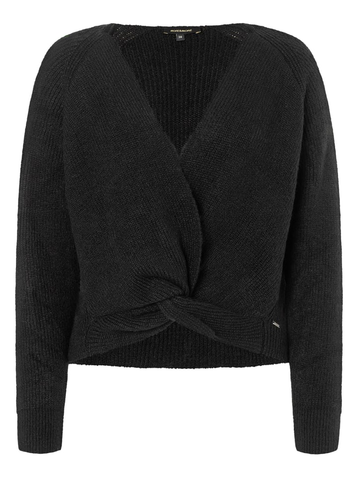 More & More Strickpullover in schwarz günstig kaufen