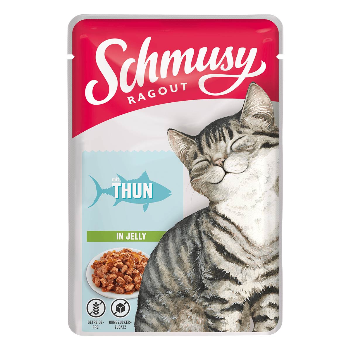 Schmusy Ragout mit Thunfisch in Jelly günstig kaufen bei ZooRoyal