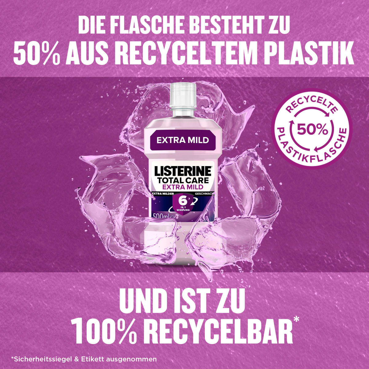 Mundspülung Total Care  Extra Mild, 500 ml