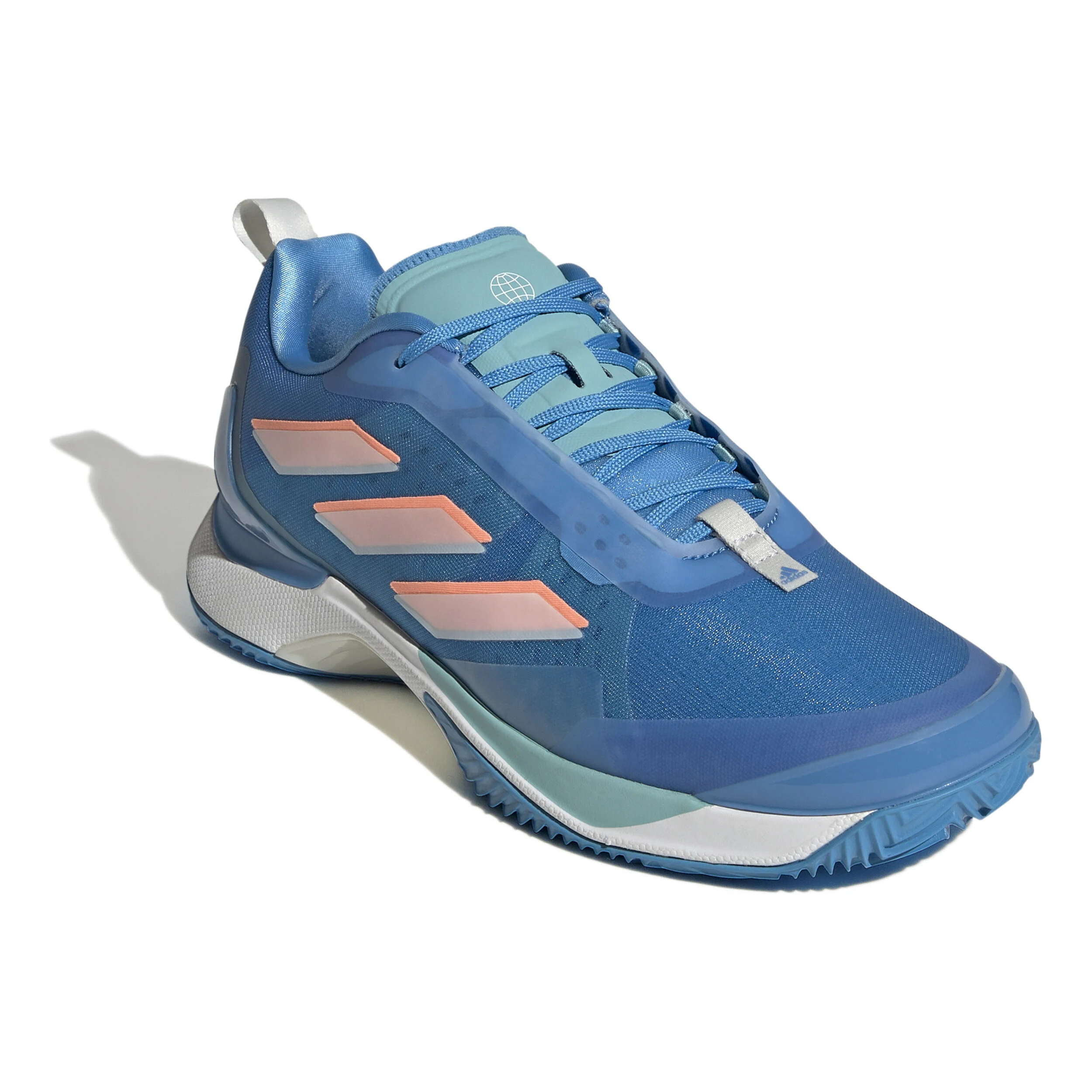 Avacourt Sandplatzschuh Damen - Blau, Weiß