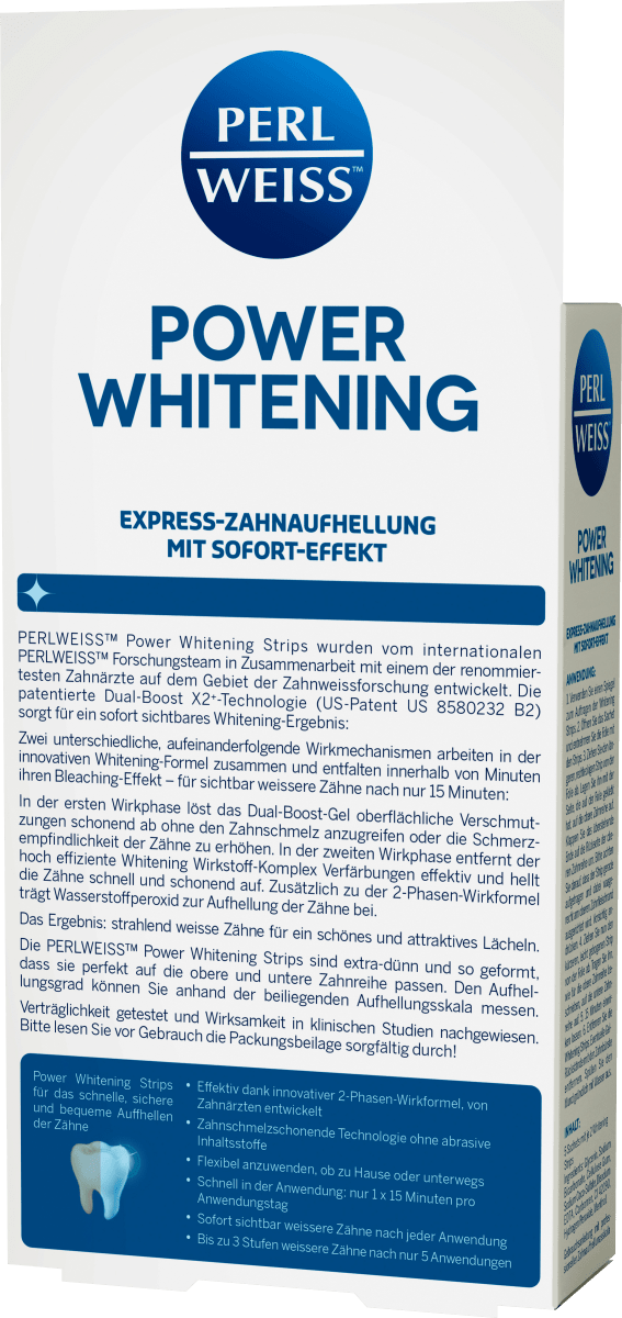 Bleaching Power Whitening Strips, 10 St