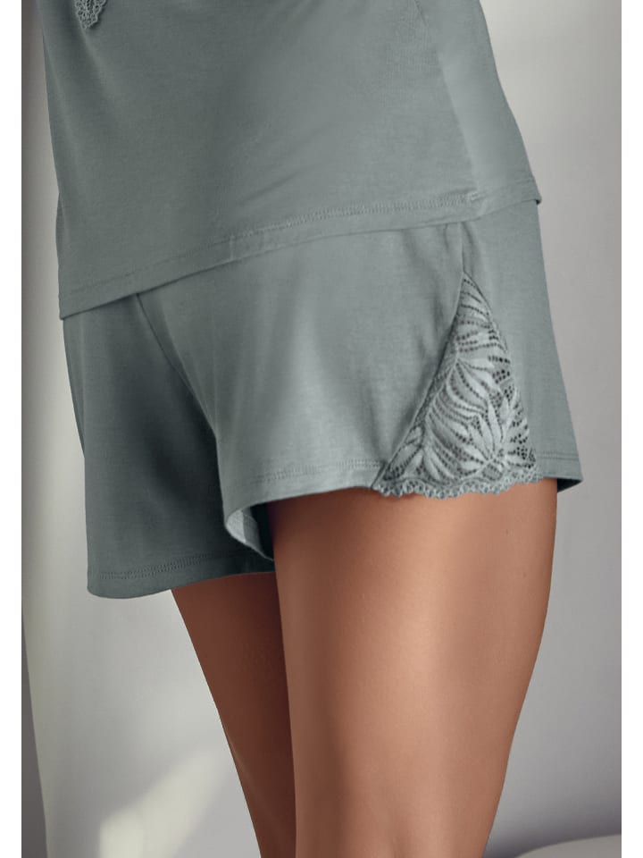 LASCANA Schlafshorts in petrol günstig kaufen
