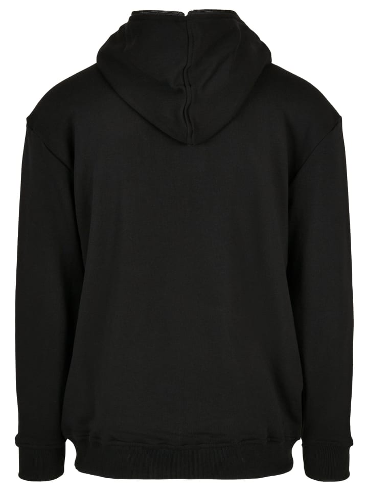 Urban Classics Urban Classics Zip-Kapuzenpullover in black günstig kaufen