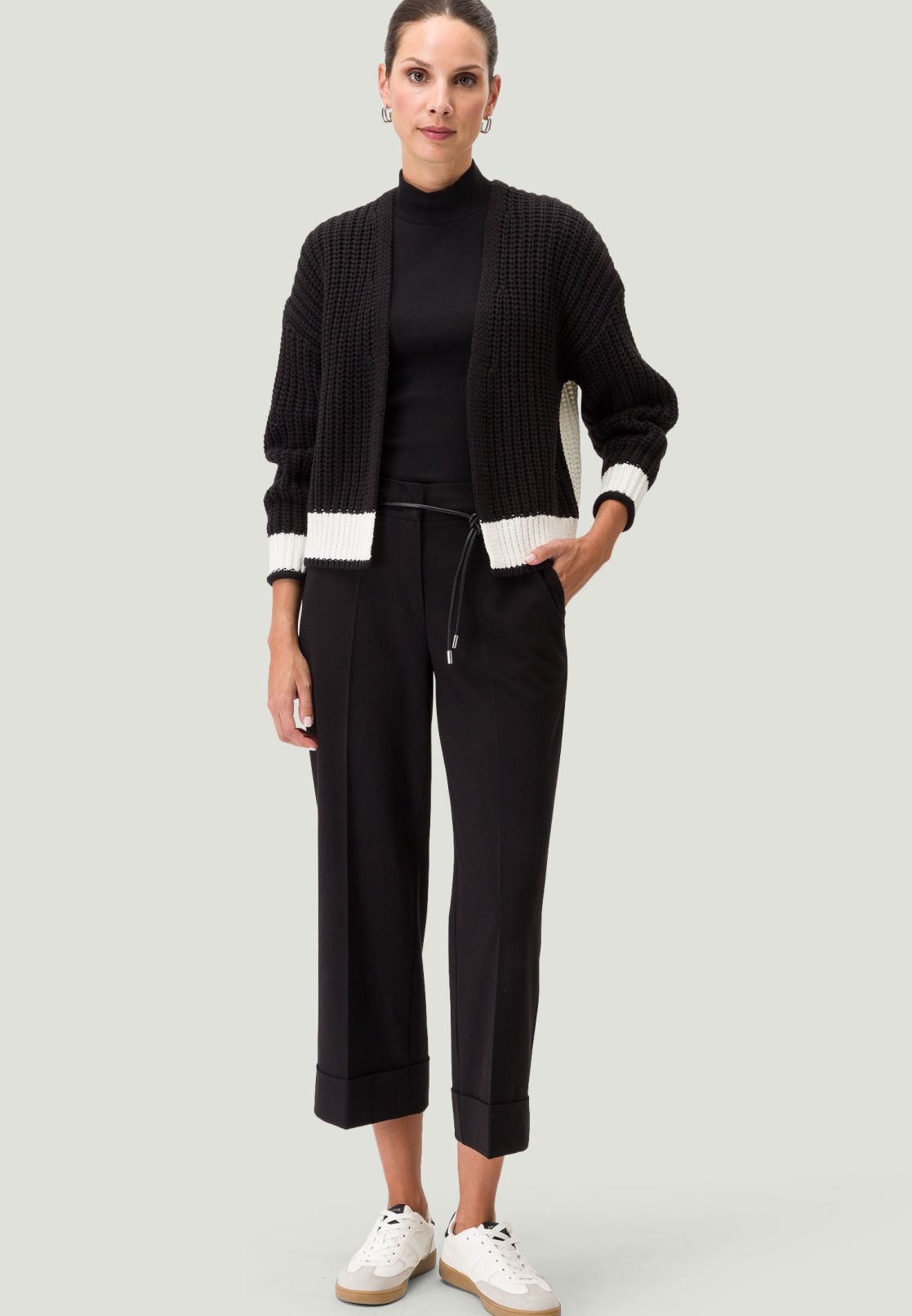 Strickjacke Grobstrick kurz