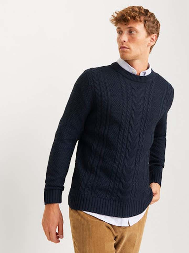 Jack & Jones Pullover in Dunkelblau günstig kaufen