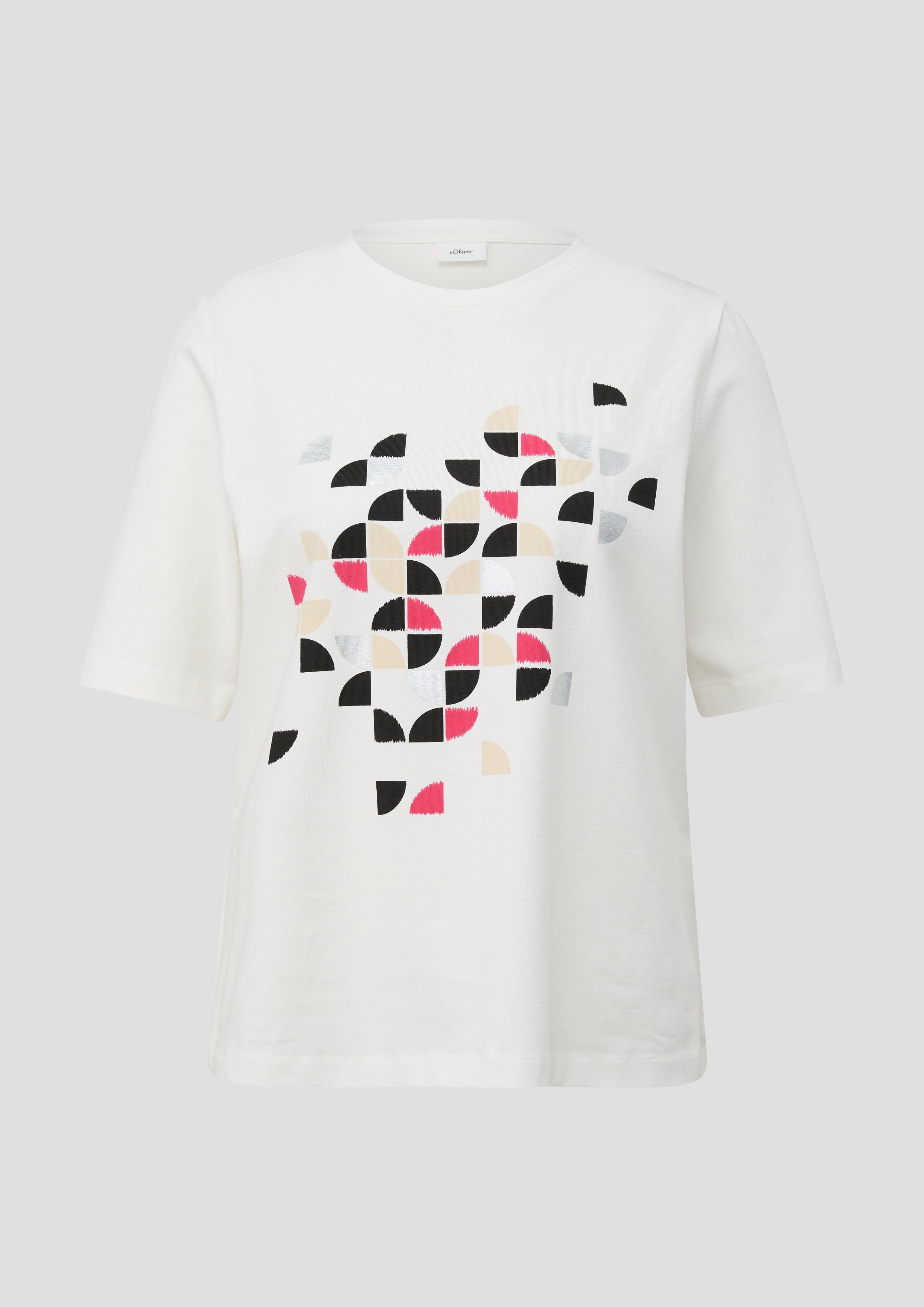 T-Shirt mit Frontprint  2151424-02D7
