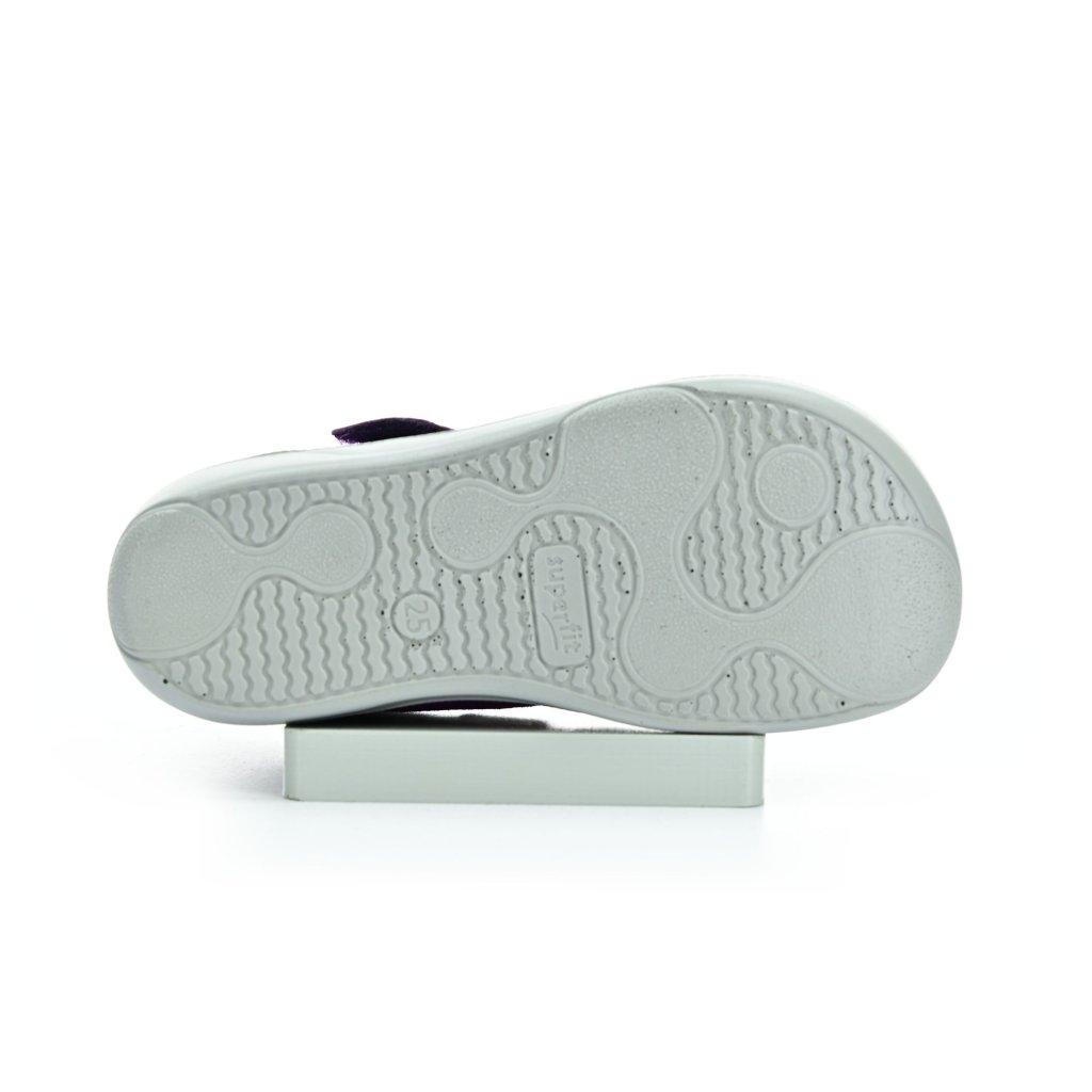 Superfit Superfree Nappa Lila/Grün Barfußstiefeletten