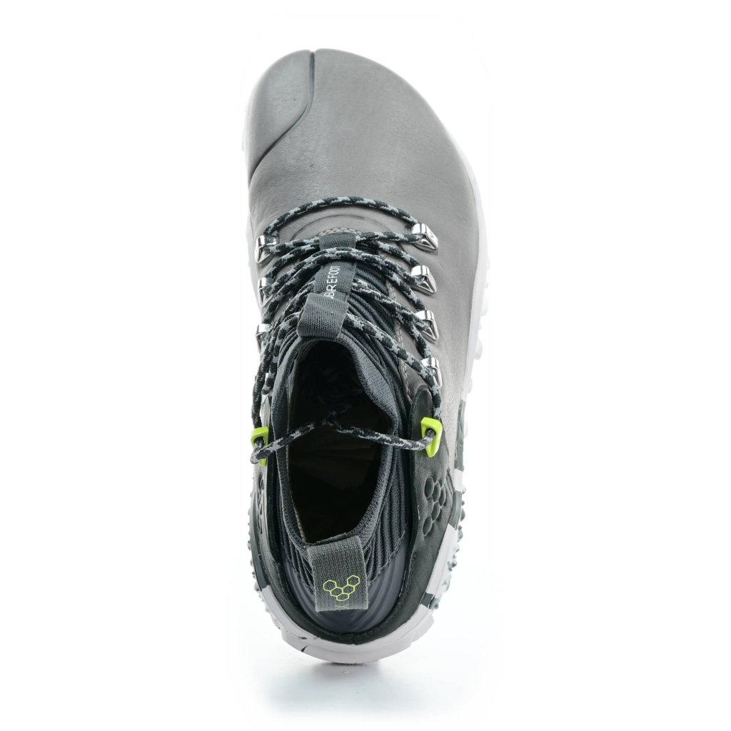 Vivobarefoot Magna Forest ESC M Zinc Leather Barfuß-Wanderschuhe