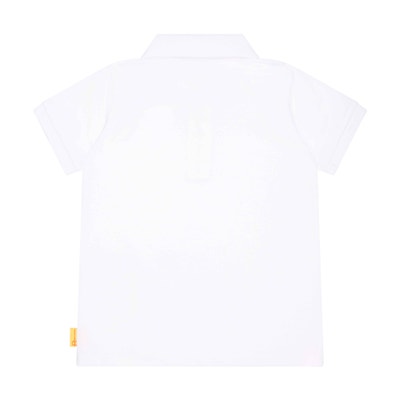 Poloshirt kurzarm, weiß für Jungs