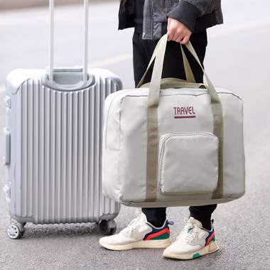YANN Aufbewahrungstasche Zusammenklappbare Trolley-Koffer-Reisetasche, (Kleidungsaufbewahrungstasche mit großem Fassungsvermögen, Studentengepäcktasche, 1-tlg)