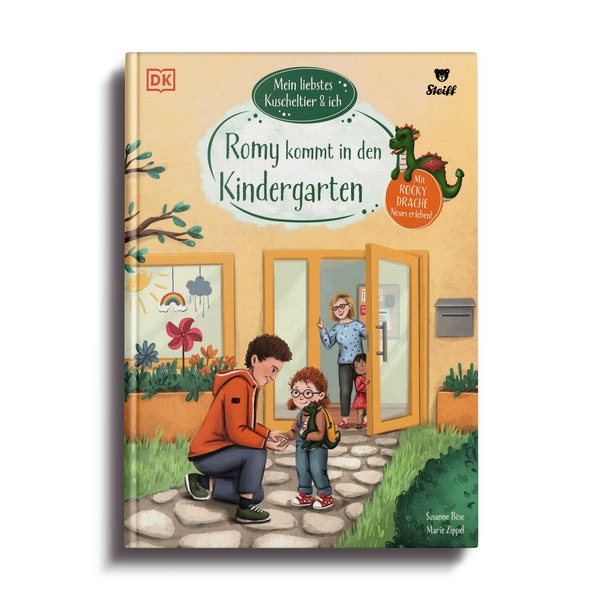 Lesebuch Mein liebstes Kuscheltier und ich: Romy kommt in den Kindergarten, 26 cm, mehrfarbig
