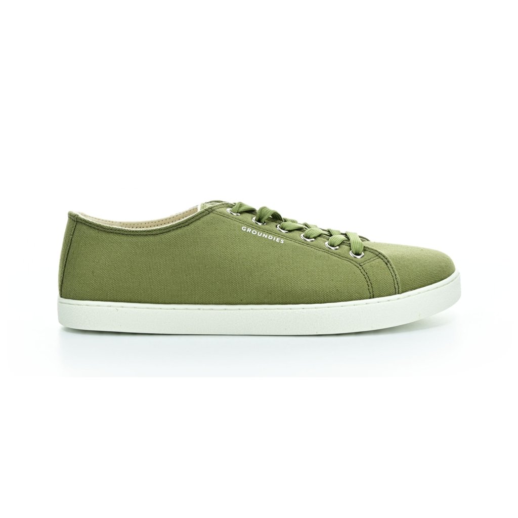 Groundies Lima Khaki Canvas Barfußschuhe