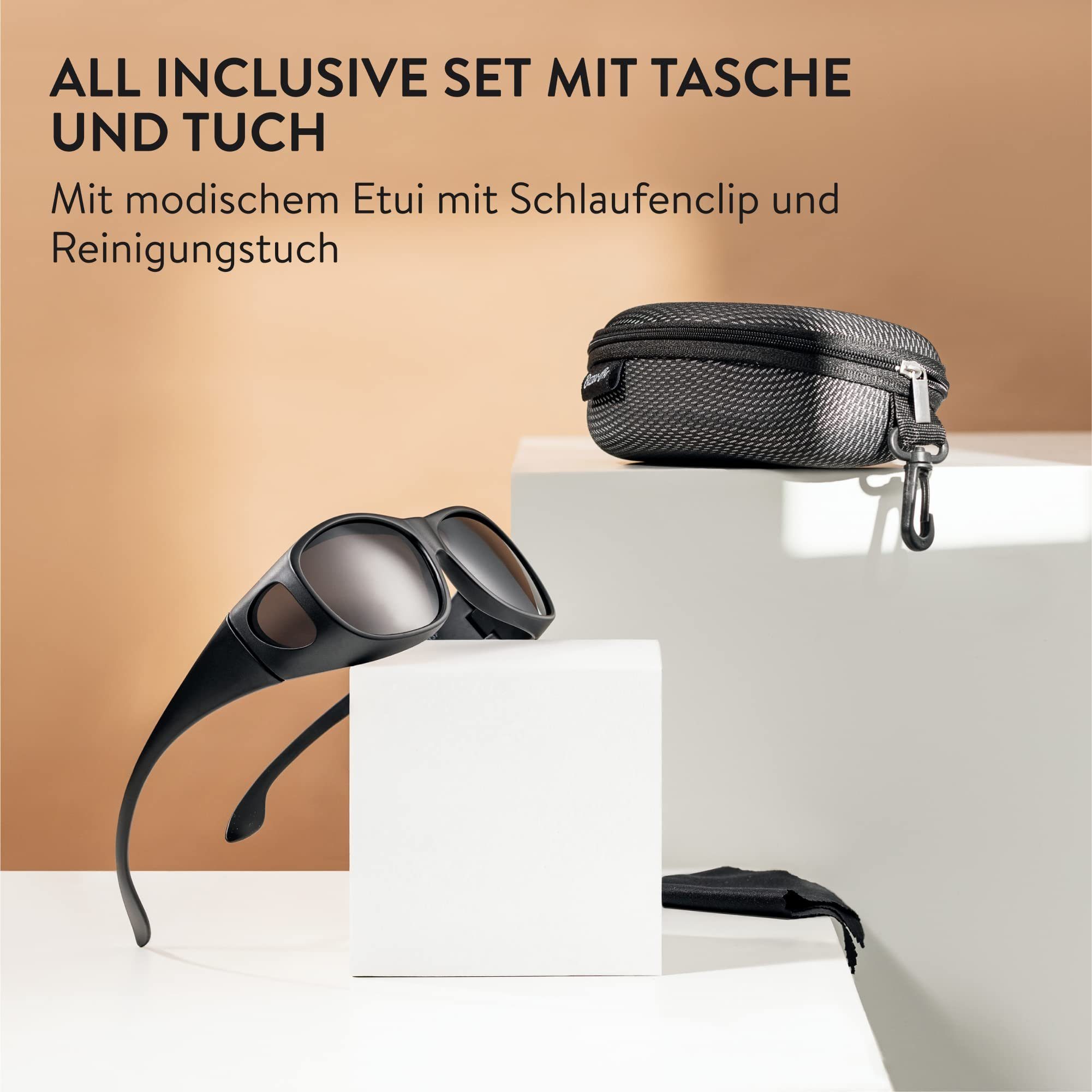 Bezzee Pro Sonnenbrille Polarisierte Überbrille Bezzee Pro Polarisierte Überbrille - UV400 Sonnenschutz