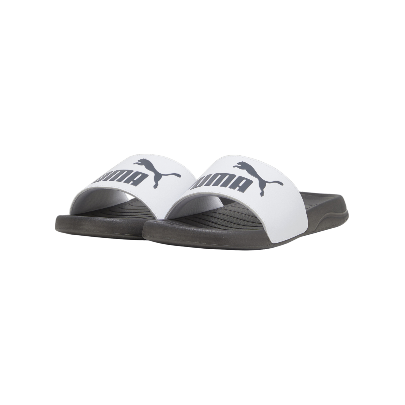 PUMA Popcat 20 Badelatsche Weiss Schwarz F36