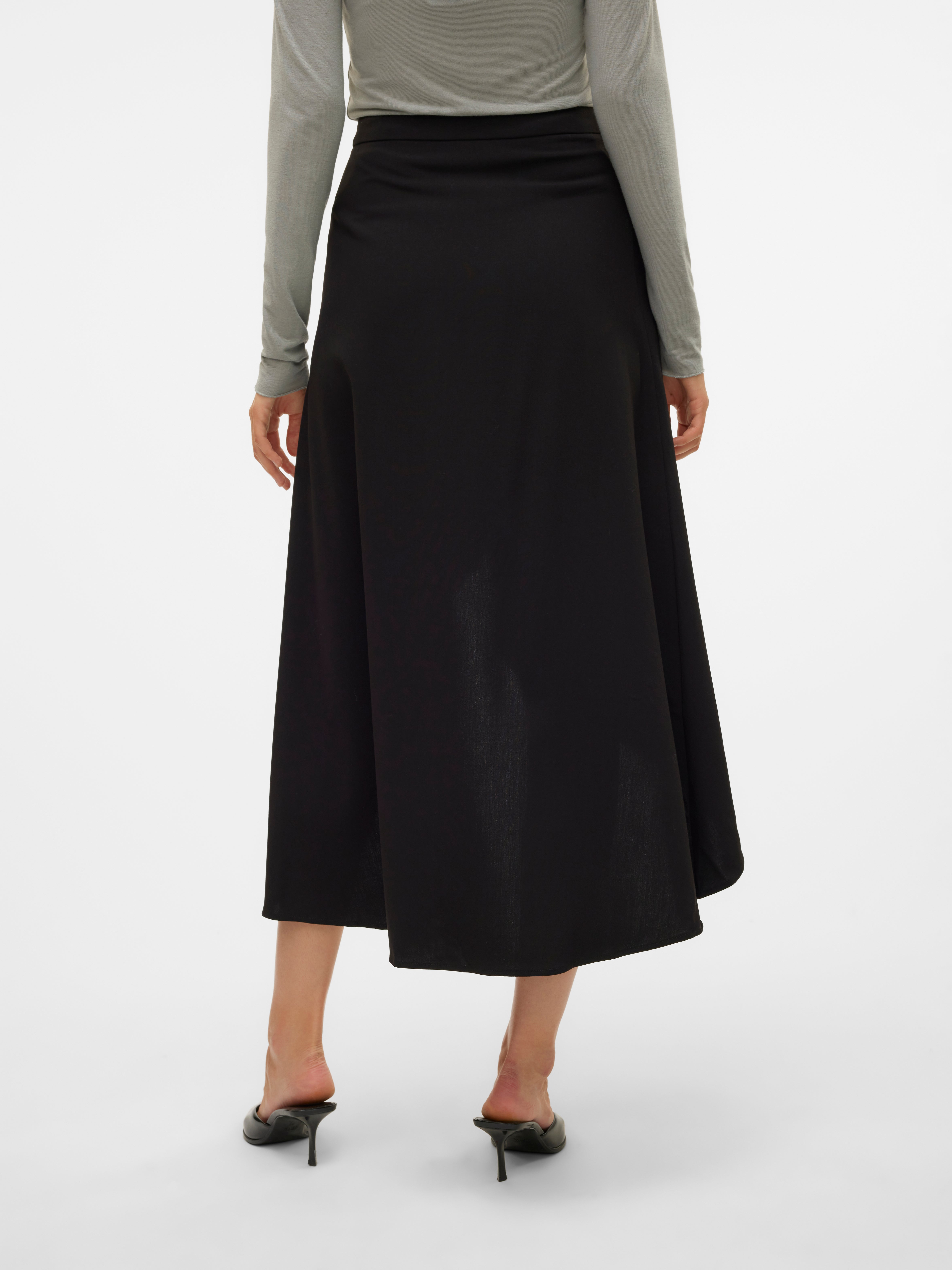 VMINA Hohe Taille Langer Rock