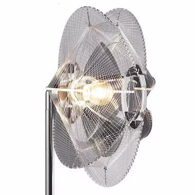 etc-shop LED Tischleuchte, Leuchtmittel nicht inklusive, Designer Tischlampe Tischleuchte Modern Spiegeleffekt Lampe Leuchte