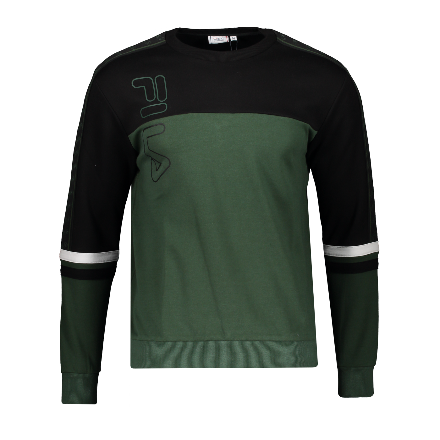 FILA Odo Sweatshirt Grün Schwarz