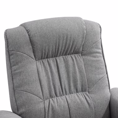 IDIMEX Relaxsessel CHARLY, Relaxsessel mit Hocker Fernsehsessel Gestell schwarz Polstersessel Sto