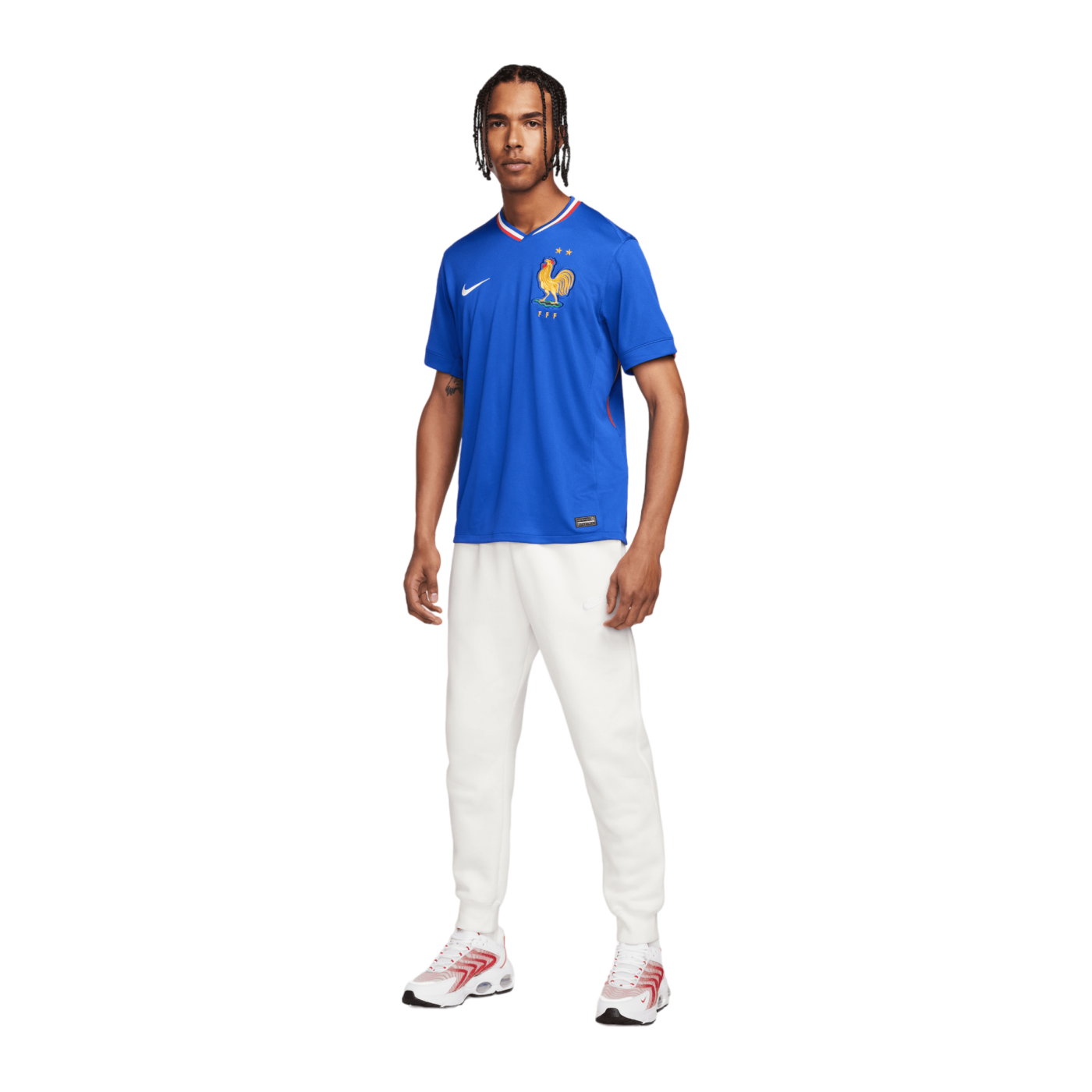 Nike Frankreich Trikot Home EM 2024 Blau F452