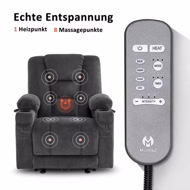 MCombo Relaxsessel M MCombo Relaxsessel mit Liegefunktion Fernsehsessel 7008