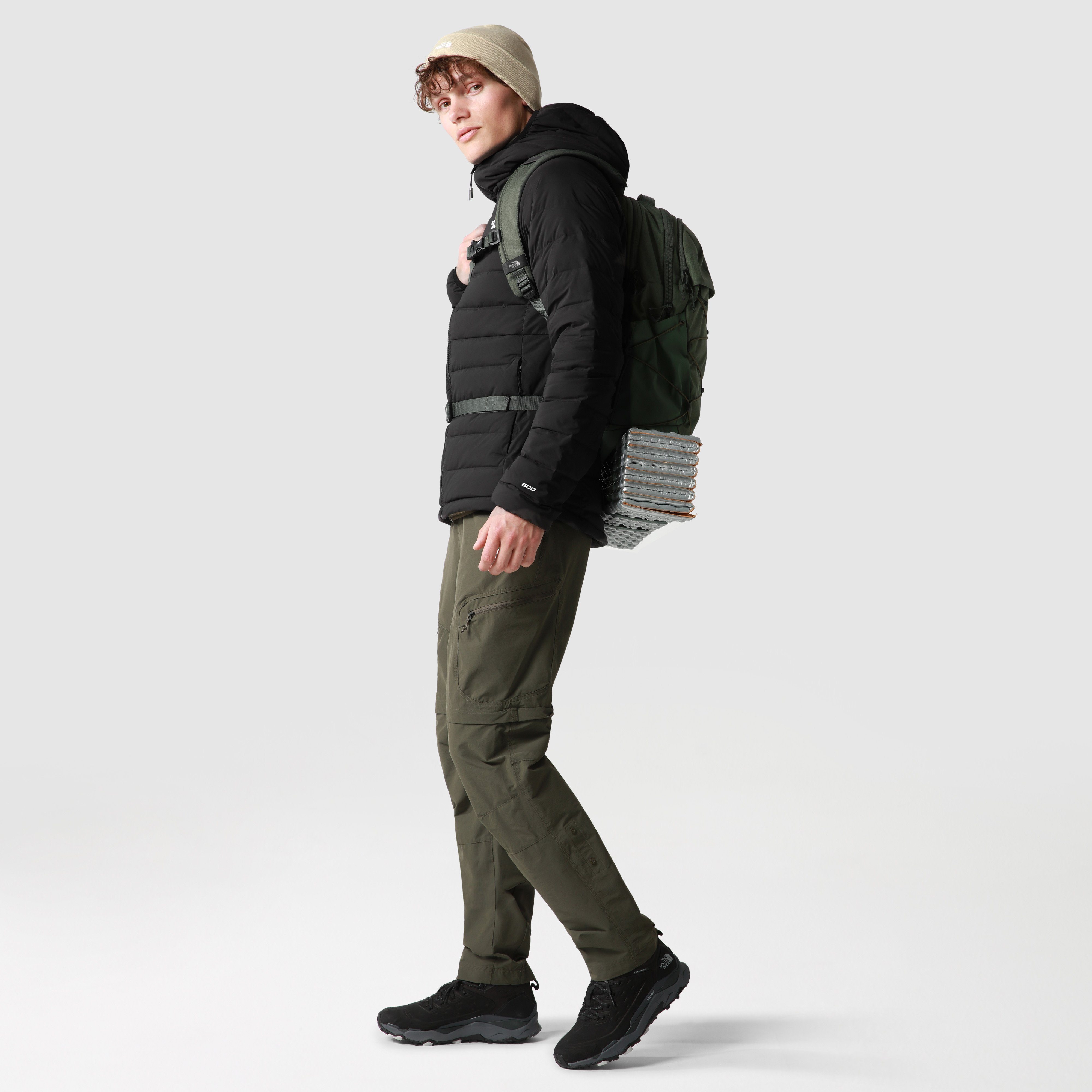 The North Face Daunenjacke M BELLEVIEW STRETCH DOWN HOODIE mit Logodruck