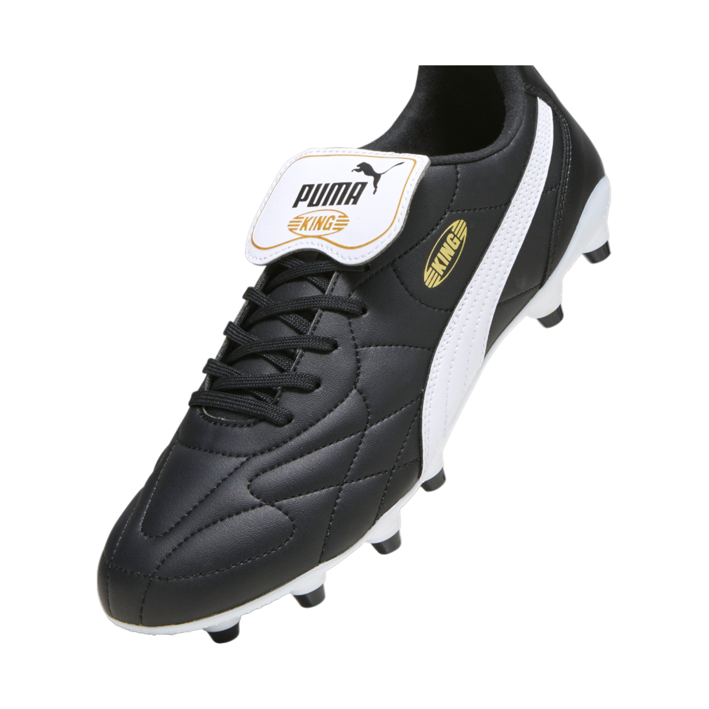 PUMA KING Top FG/AG Schwarz Weiss Gold F01