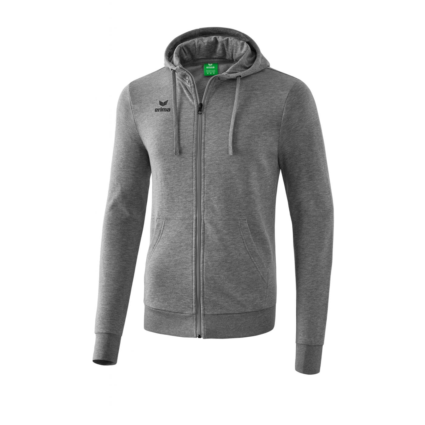 Erima Basic Kapuzenjacke Kids Grau