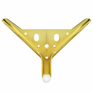 Prima-Online Möbelfuß Eisen Möbelfüße DIY Metall möbelbeine für Schrank Sofa Couch Gold