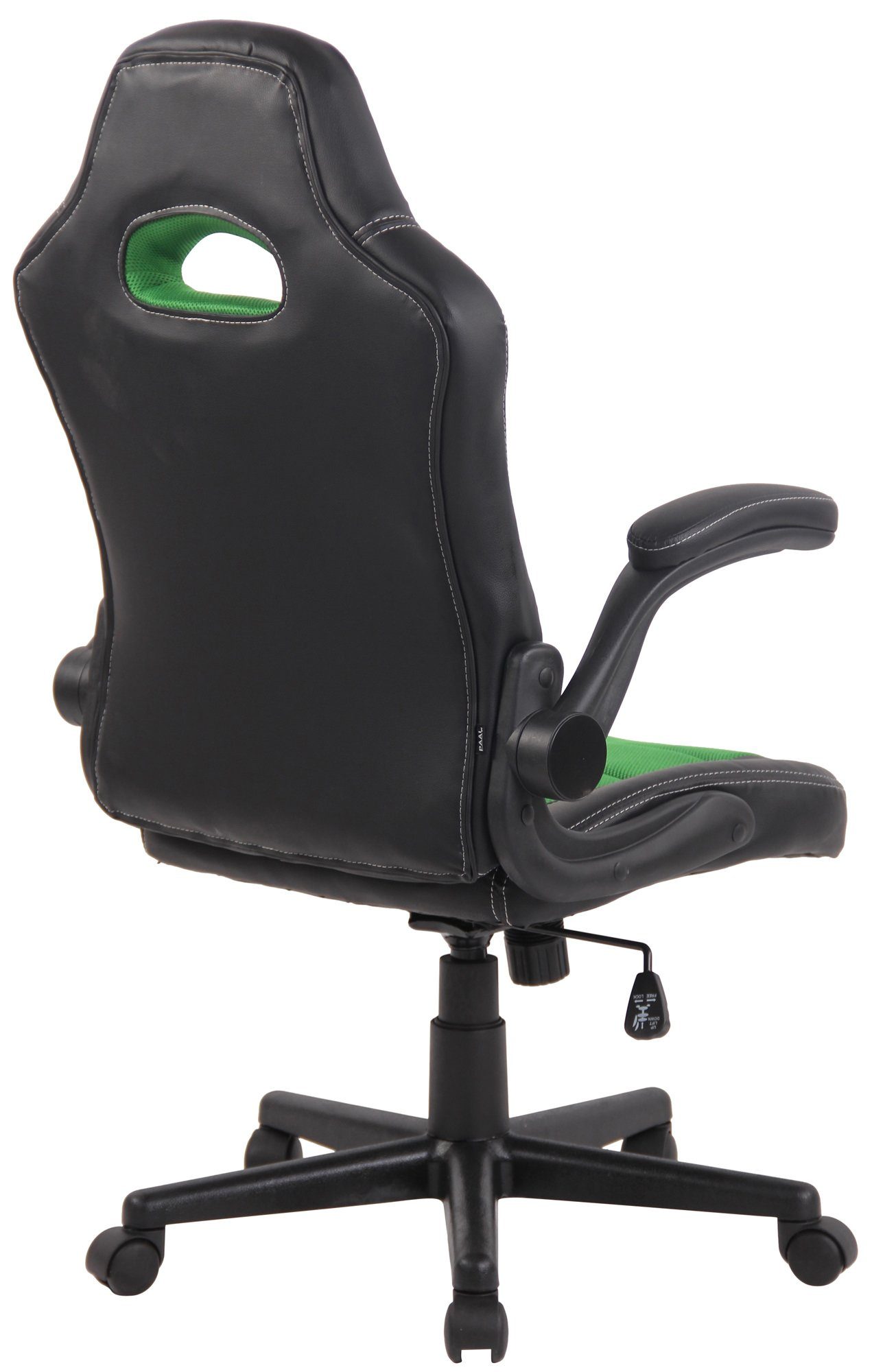 CLP Gaming Chair John Kunstleder, mit klappbaren Armlehnen