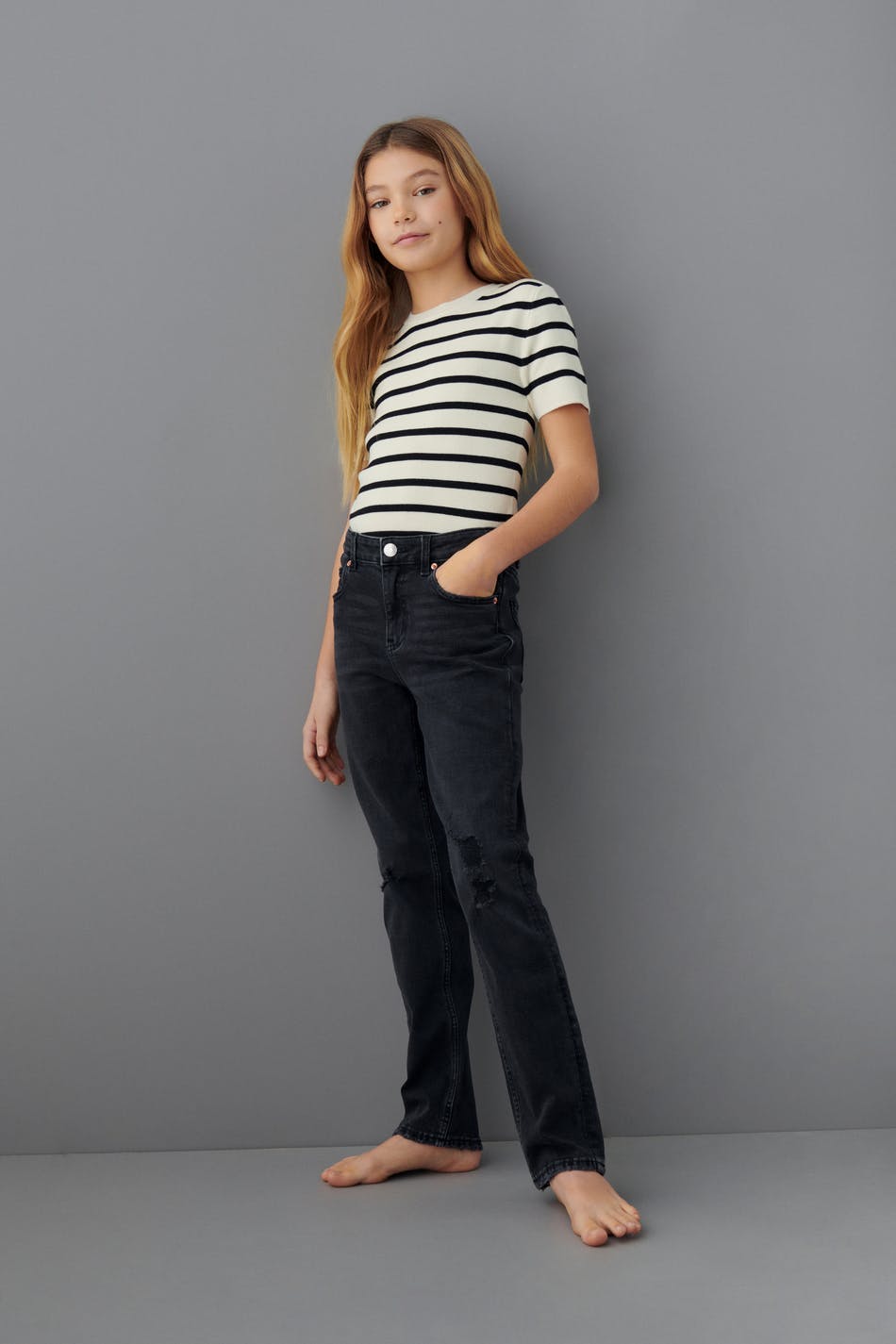 Slim cropped jeans
