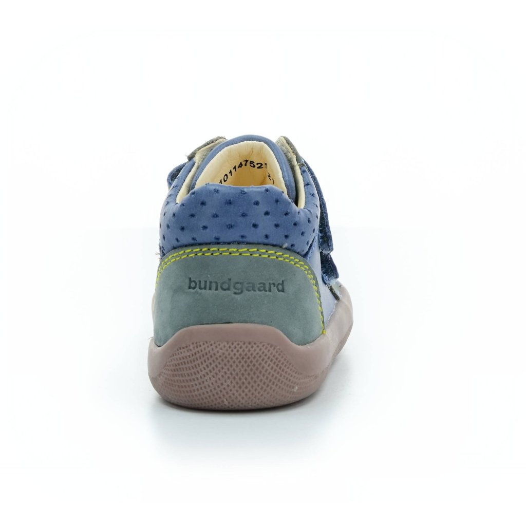 Bundgaard The Walk Velcro Sport Blue blaue Mid Cut Barfußschuhe