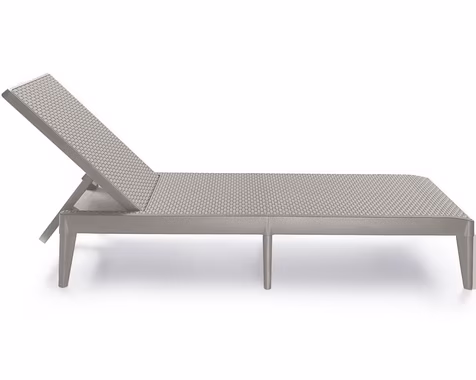 ONDIS24 Gartenliege Numana Sonnenliege mit 4-fach verstellbarer Rückenlehne, in Rattan-Optik, UV-beständig, witterungsbeständig, wetterfest