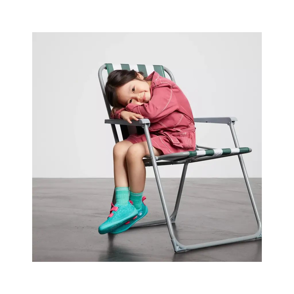 Affenzahn Übergangsschuh Knit Happy Eule mit Membran Klett
