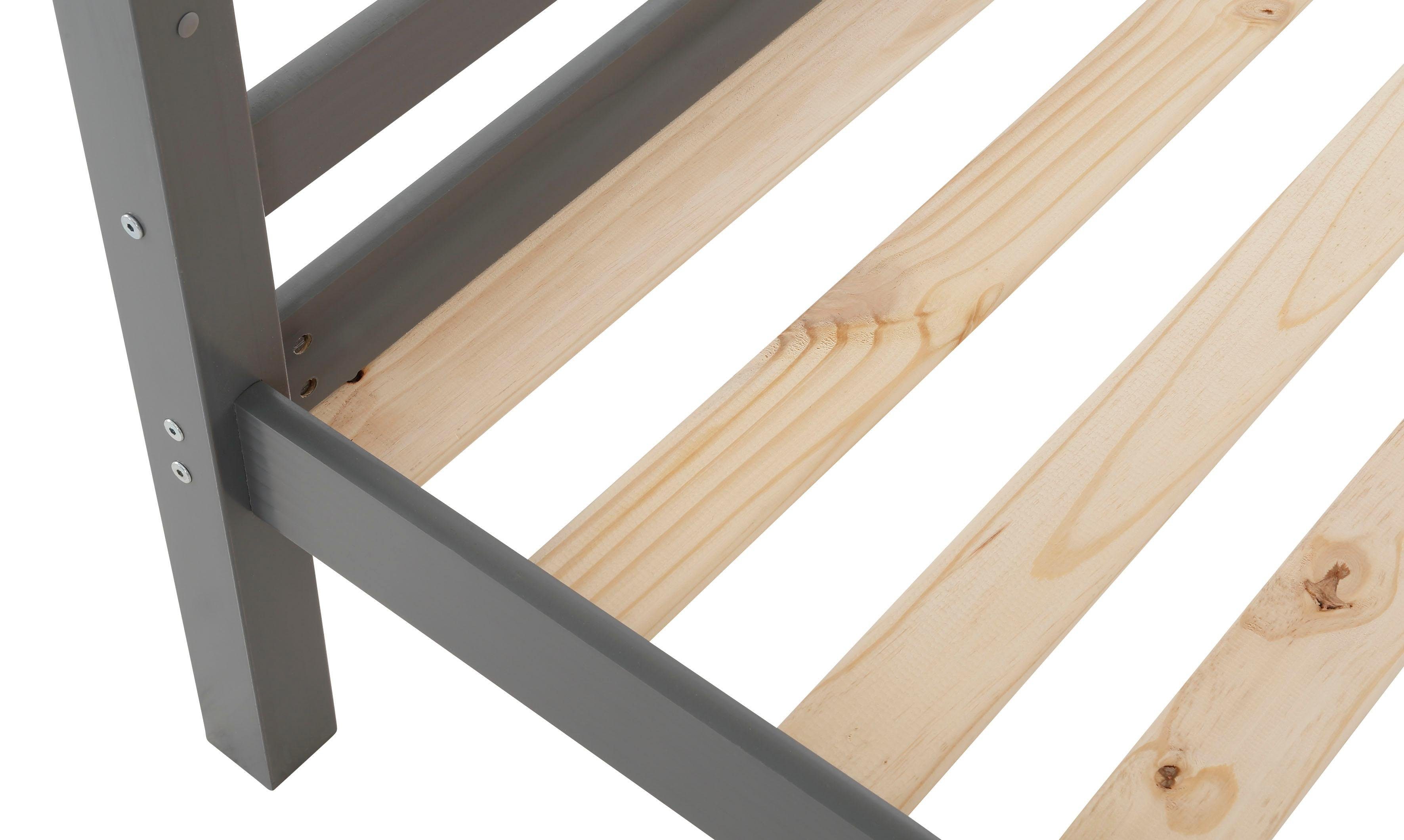 Lüttenhütt Etagenbett Alpi, Deal für begrenzte Zeit!, aus schönem massivem Kiefernholz, Stockbett, Liegeflächenlänge 200 cm
