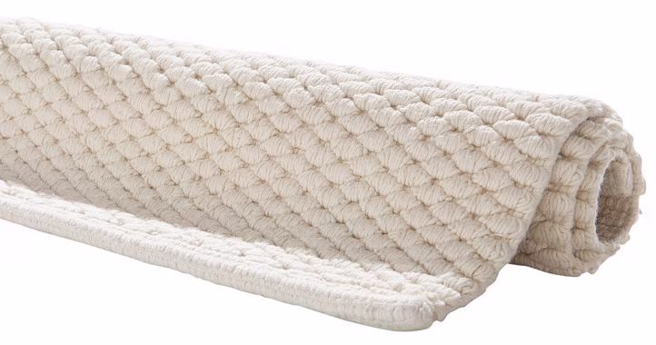 Badematte Dalia Home affaire, Höhe 4 mm, fußbodenheizungsgeeignet, schnell trocknend, strapazierfähig, Baumwolle, rechteckig, Baumwolle, Badteppich, Badematten auch als 2-teiliges Set erhältlich
