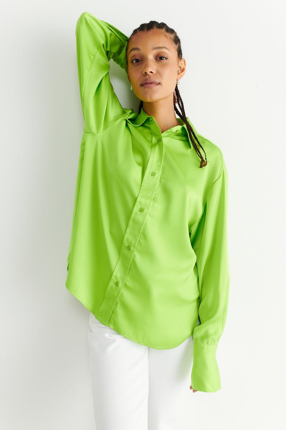 Gabriella satin shirt