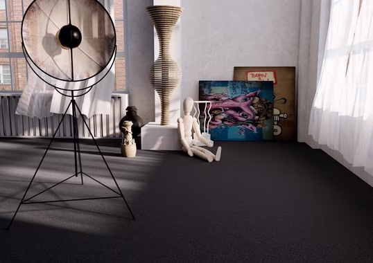 Teppichfliese Madison, my home, quadratisch, Höhe: 6 mm, selbstliegend, 1 Stück, 1m², 5m², 50x50 cm, Fliese, Wohnzimmer