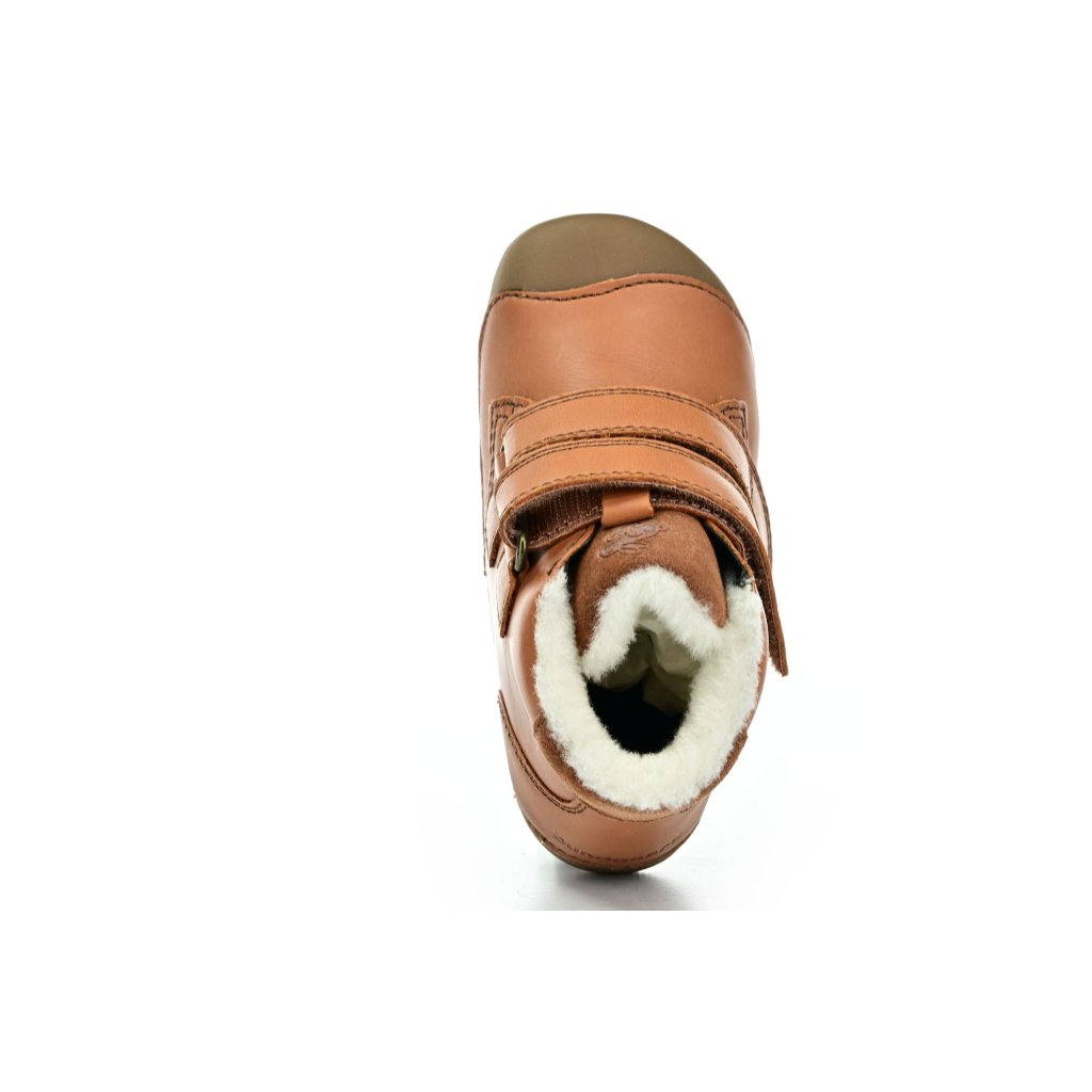 Bundgaard Petit Mid Winter Strap Cognac WS hellbraune Barfuß-Stiefeletten