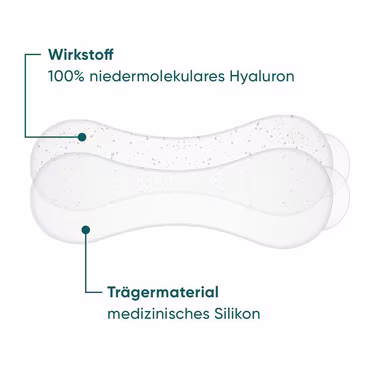 APRICOT Beauty Gesichtsmaske APRICOT Mund Pads au Silikon mit Hyaluron gegen Oberlippen Falten, Wiederverwendbar