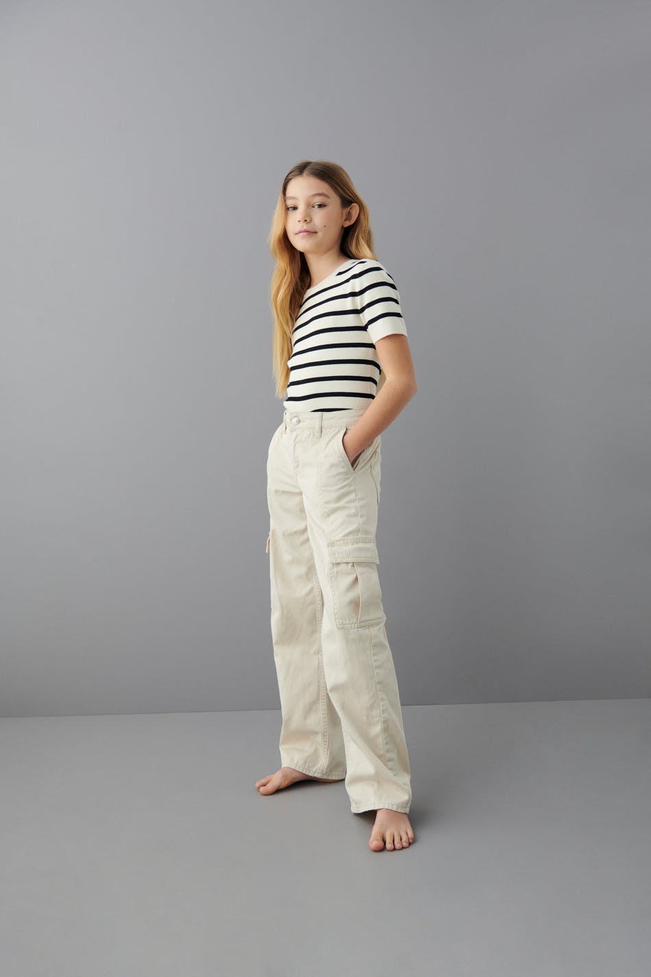 Cargo low waist jeans