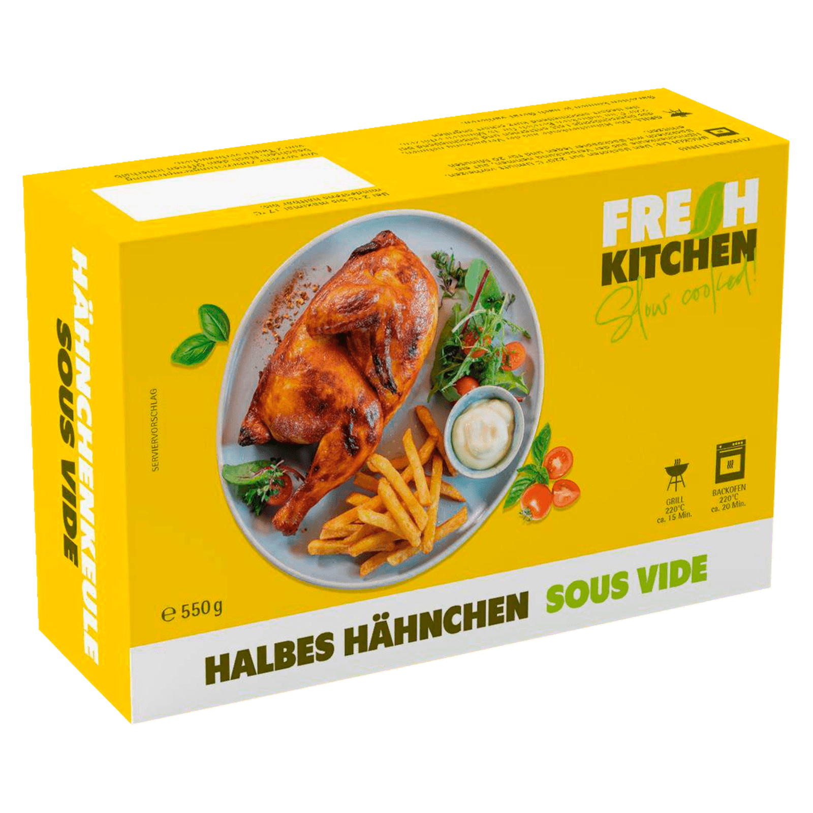 Fresh Kitchen Halbes Hähnchen 550g