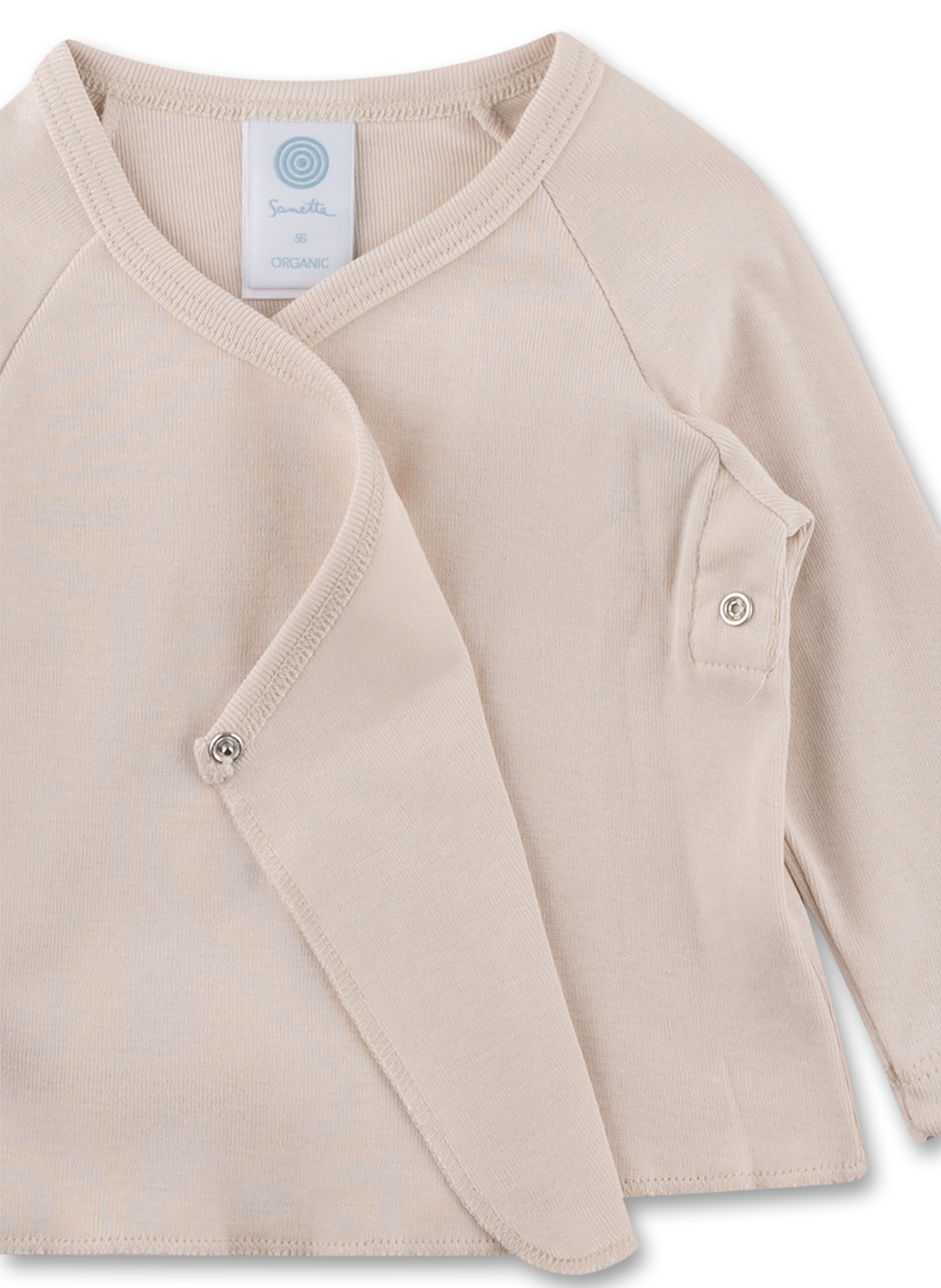 Baby-Wickelshirt beige