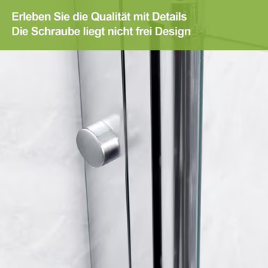 S'AFIELINA Badewannenfaltwand Badewannenaufsatz Faltbar, Spritzschutz für Badewanne,3 Stück, Sicherheitsglas