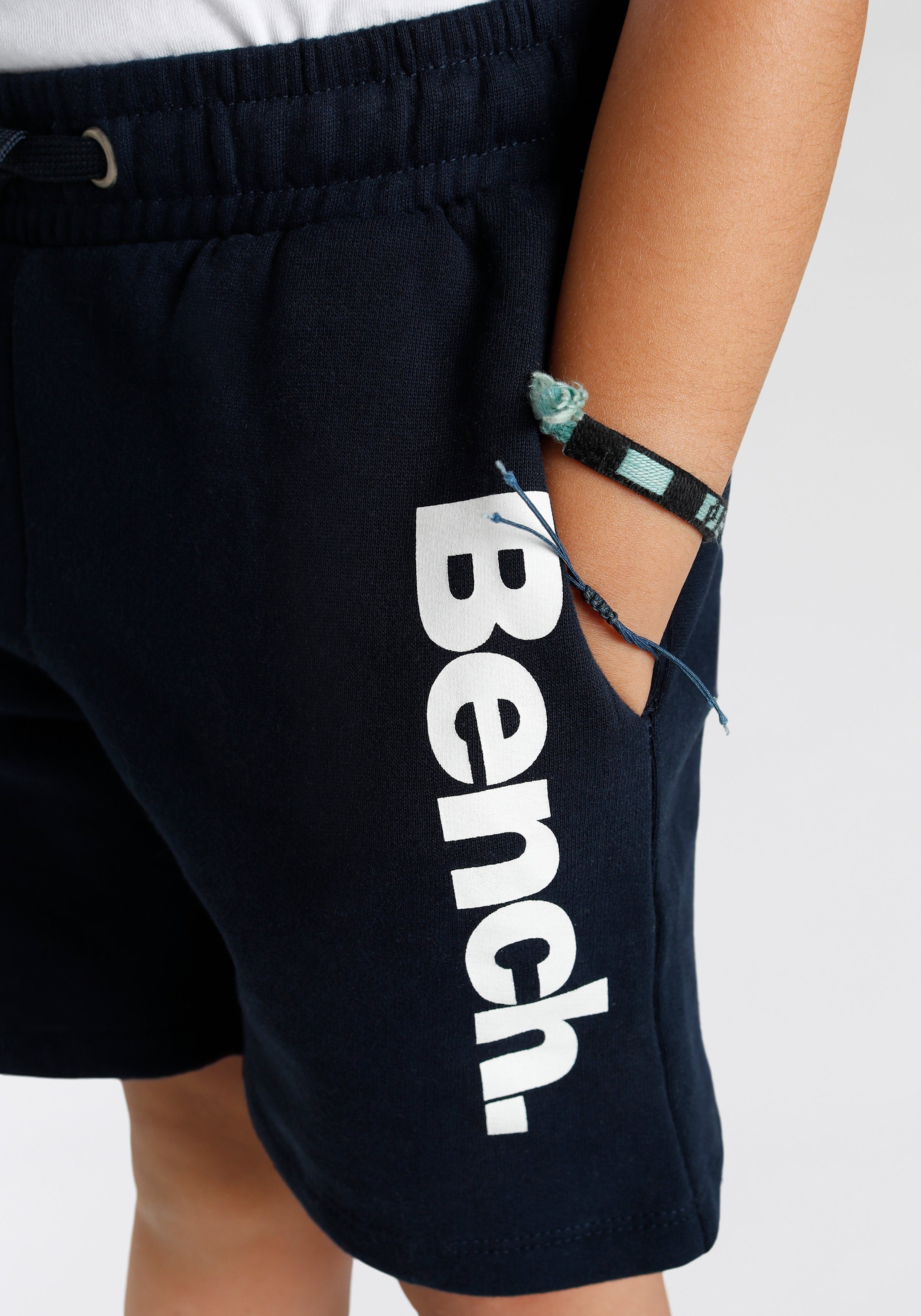 Bench. Sweatbermudas (Packung, 2-tlg., 2er-Pack) mit Logo-Druck