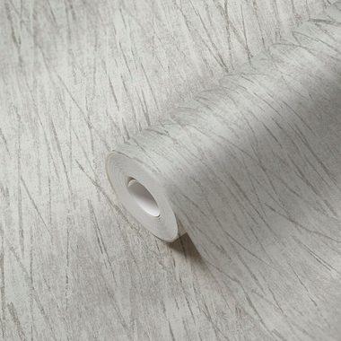A.S. Création Vliestapete Hygge, strukturiert, Strukturmuster, gemustert, glänzend, Metallic Tapete Struktur