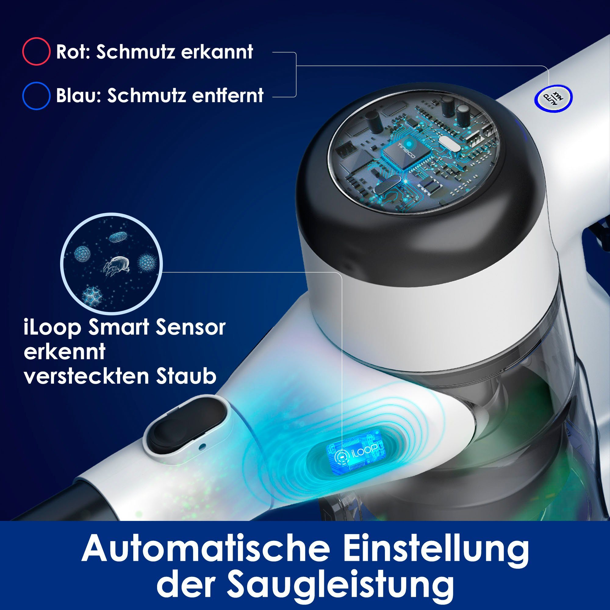 Tineco Akku-Stielstaubsauger Pure One X Essentials, 260 W, beutellos